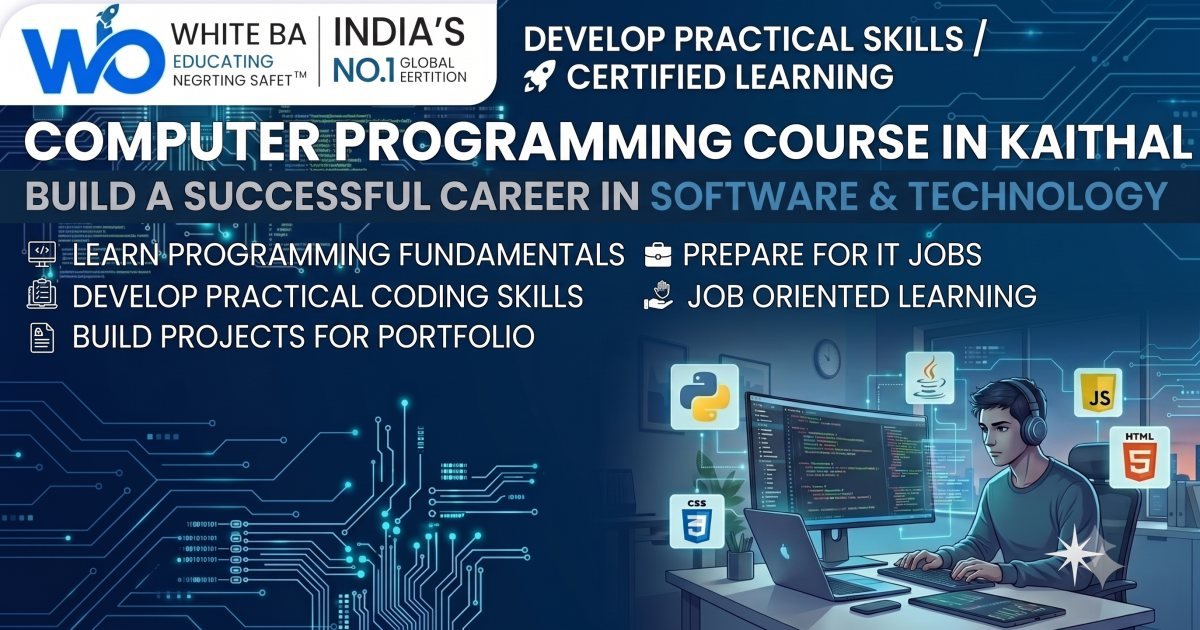 Computer Programming course in kaithal